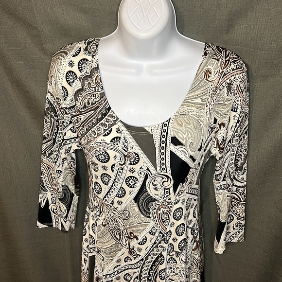 Joy’s Paris Long Sleeve Mini Dress, size Small/Medium - Picture 2 of 8